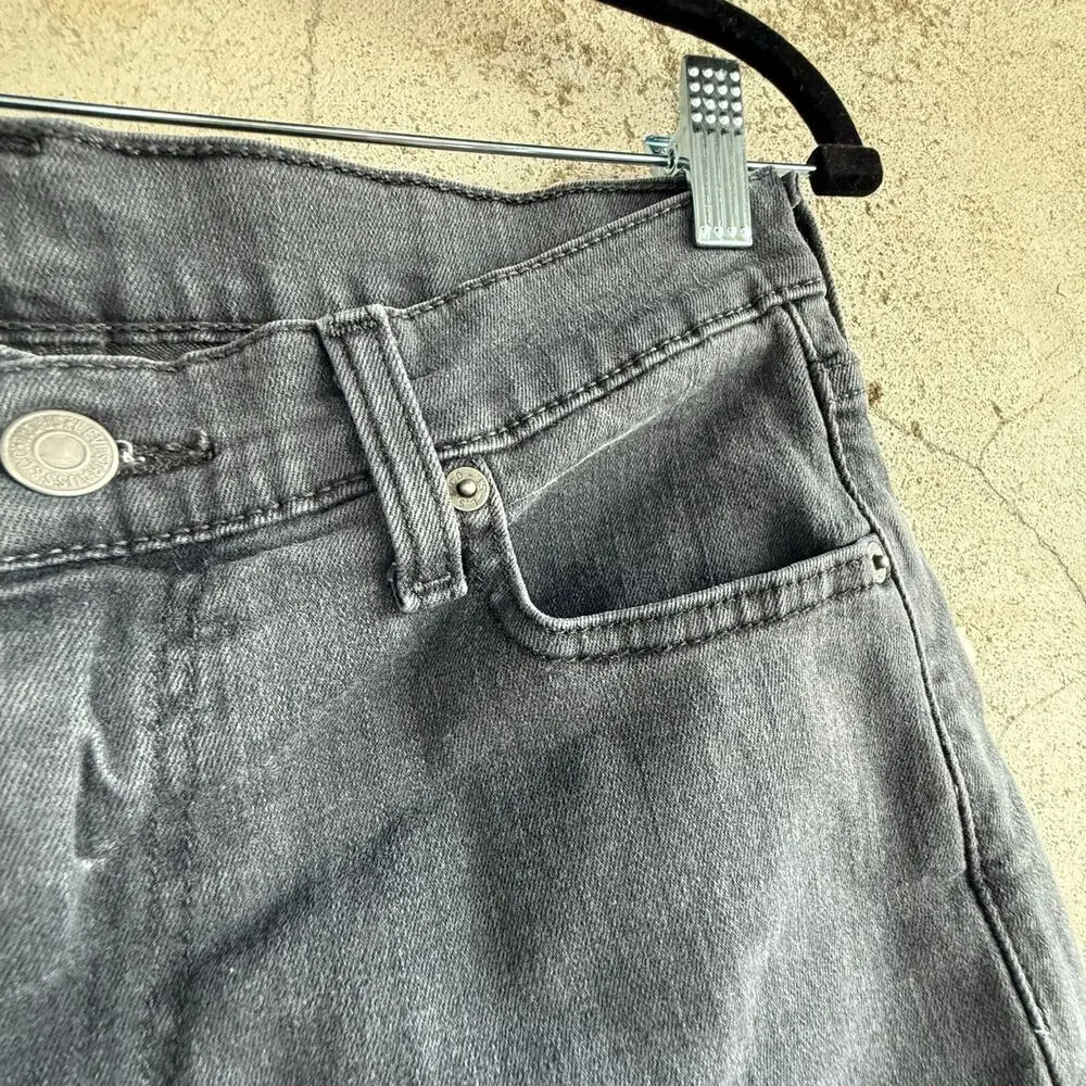 Levi’s 513 Jeans Slim Straight Leg Grey Stretch Denim Washed Casual Mens W30 L30